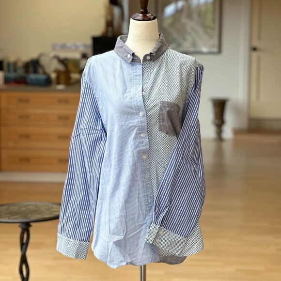 Super Adorable Finley Button Up Top EUC L Large - Picture 2 of 10